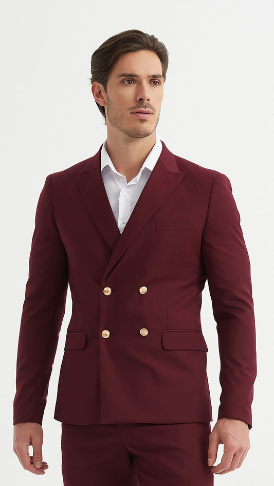 2-piece double-breasted suit