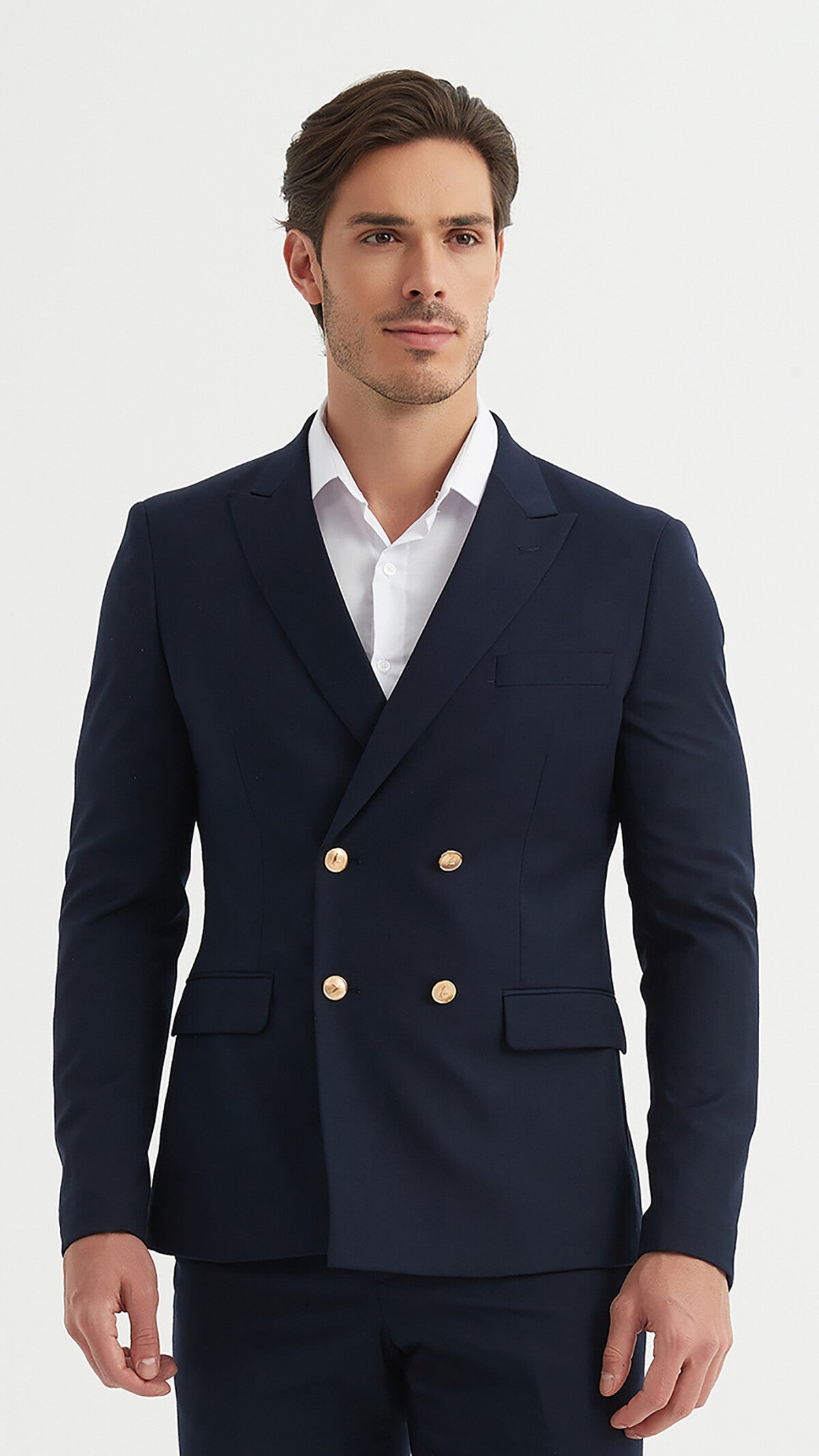 2-piece double-breasted suit