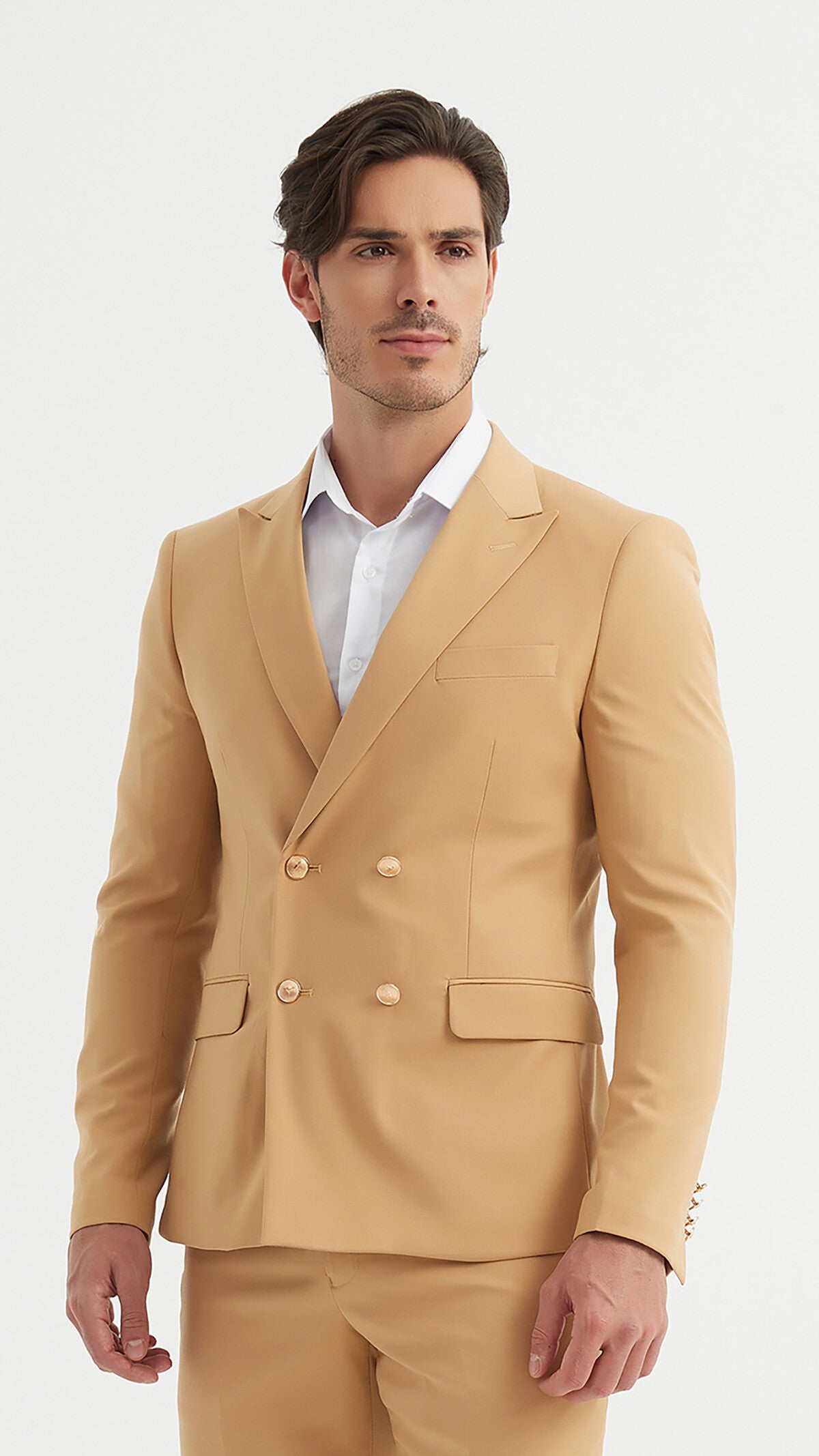 2-piece double-breasted suit