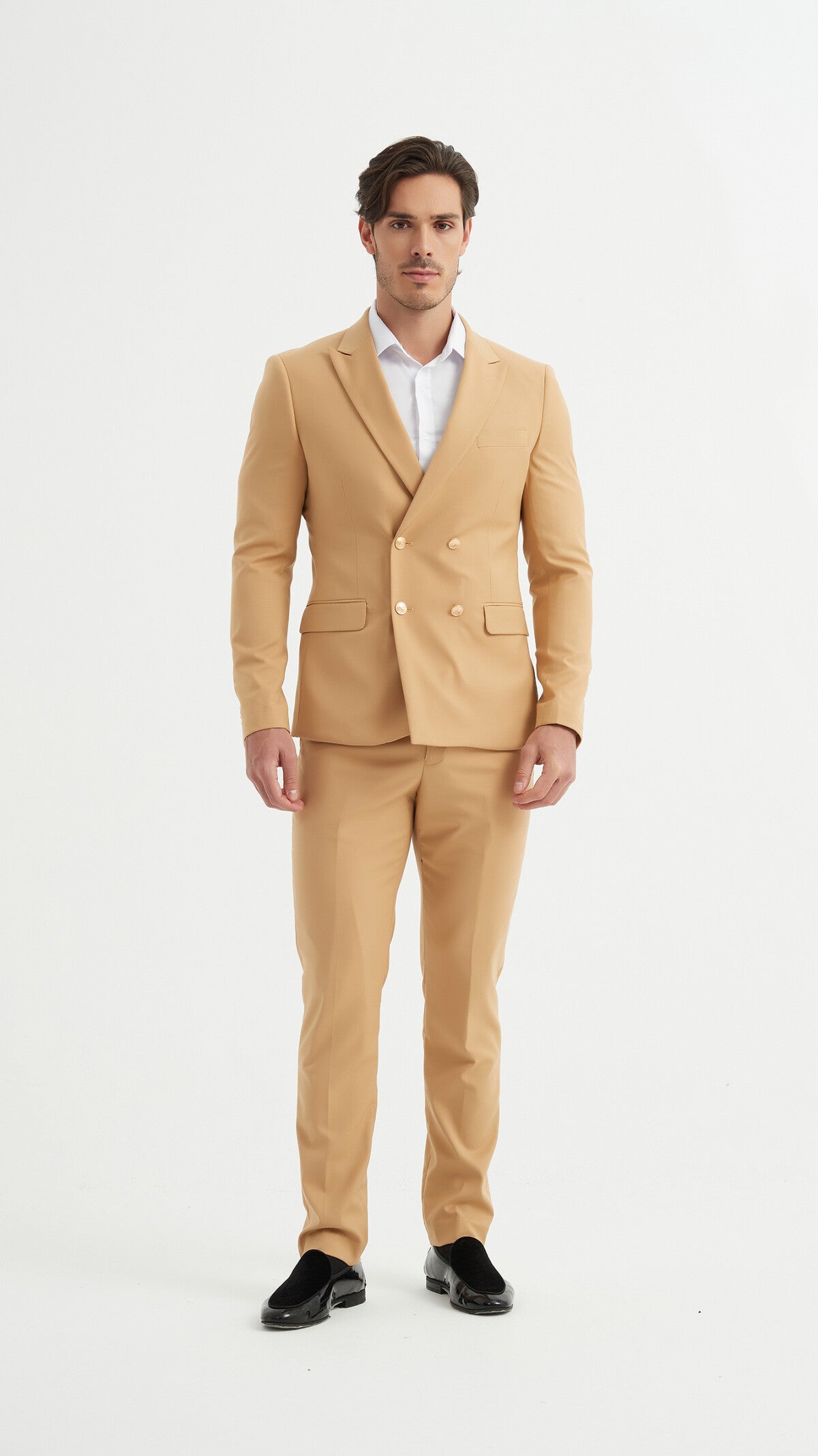 2-piece double-breasted suit