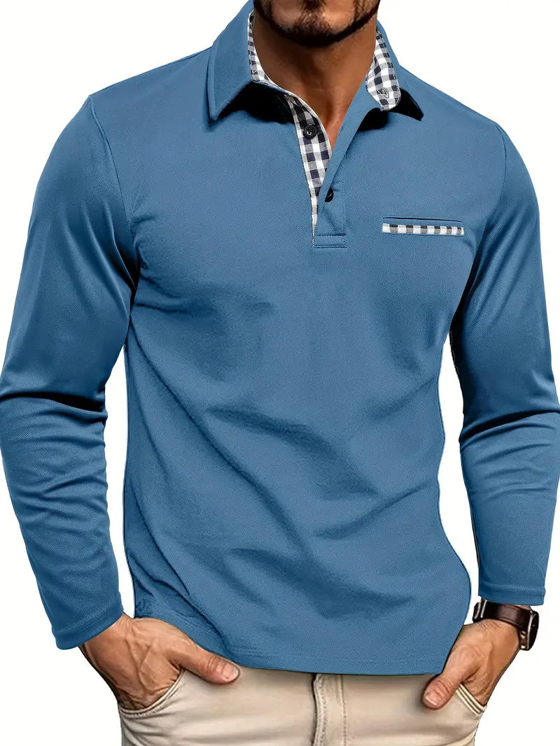 Rafello&Co | Long Sleeve Polo Shirt