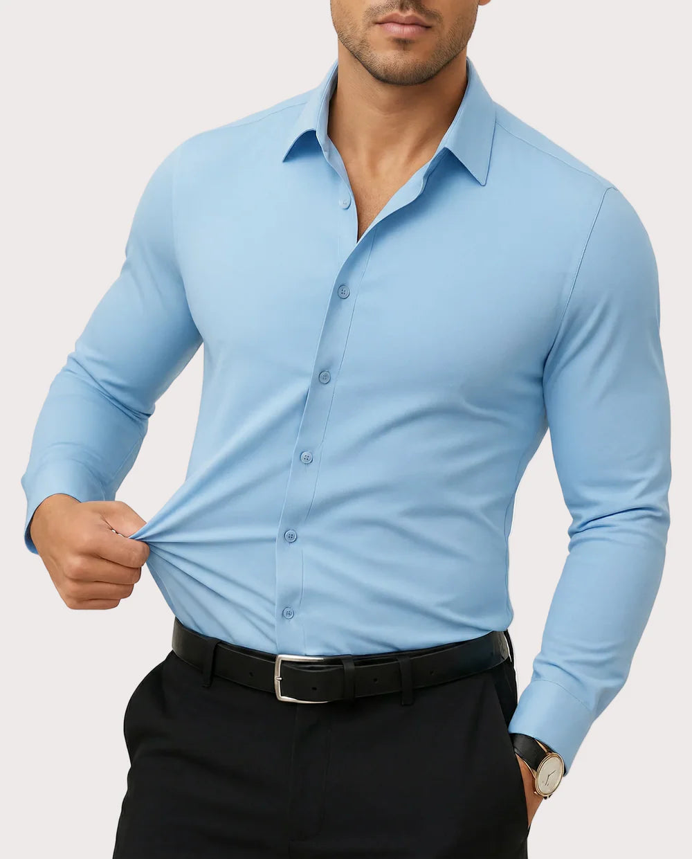 Men’s Slim Fit Stretch Dress Shirt