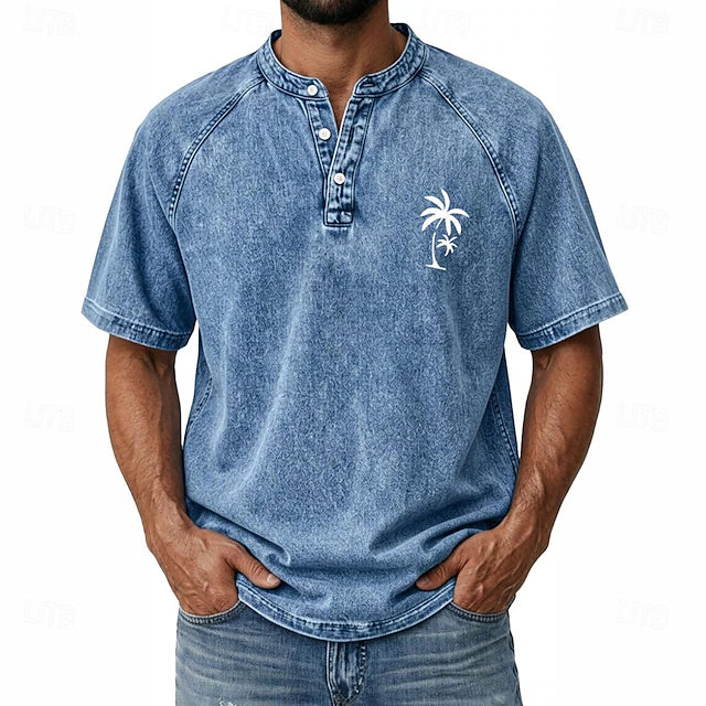 Men's Cotton Denim Shirt