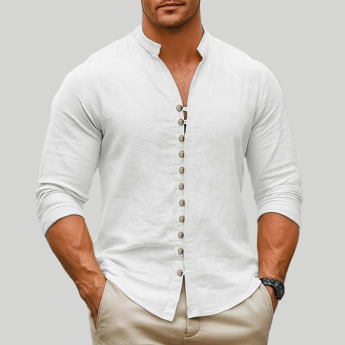Men’s Lightweight Linen Summer Shirt