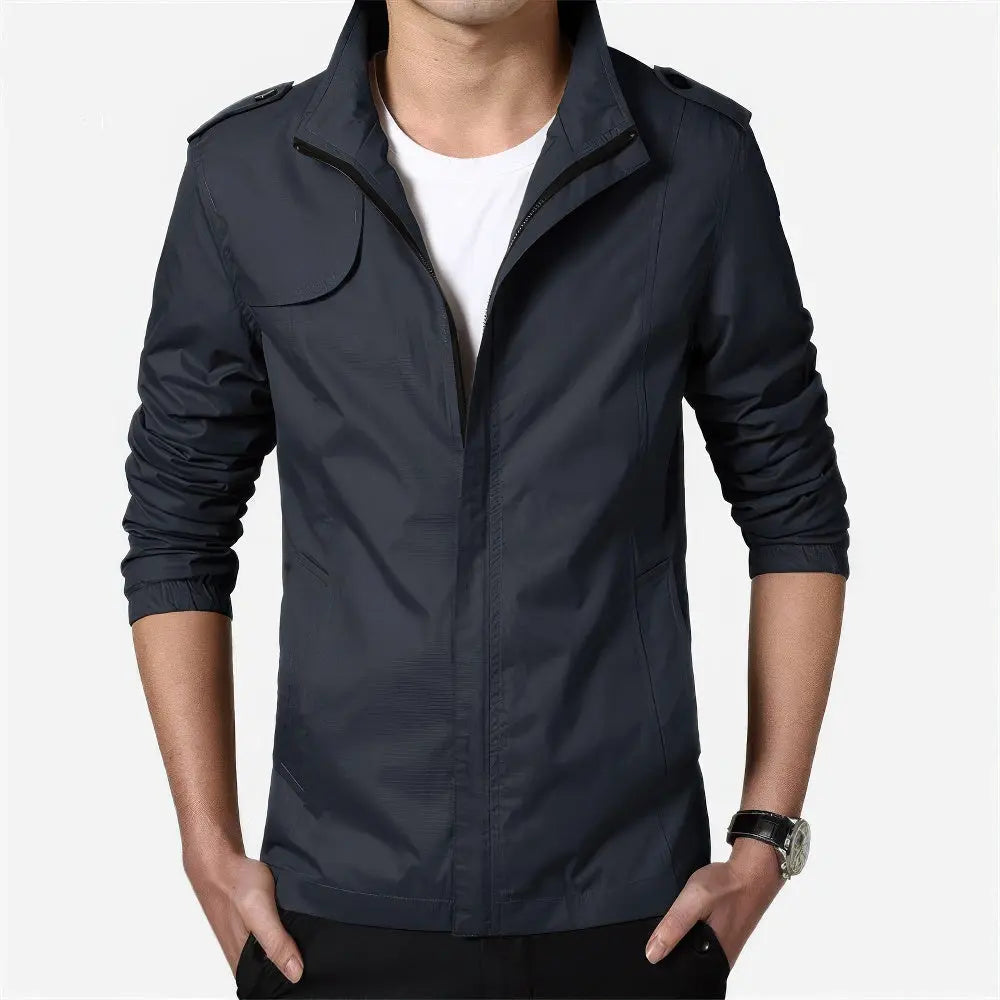 Rafello&Co | Men's sweater with a solid color and a casual collar