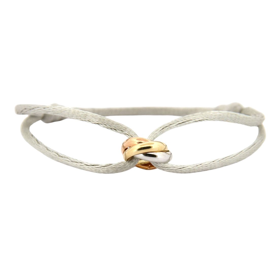 Gold trifecta bracelet