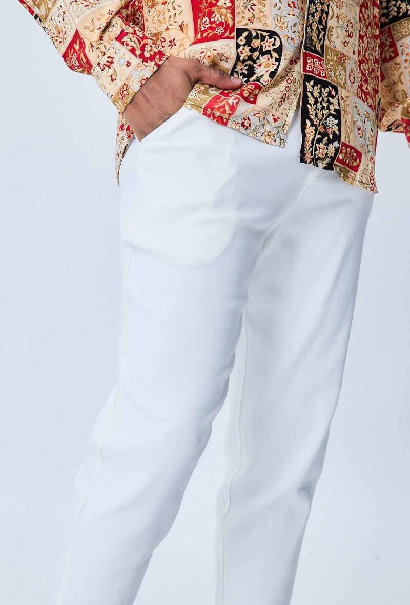 Pantalon classique uni stretch