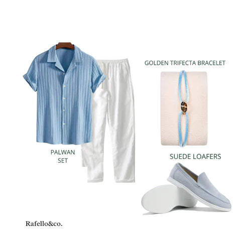 Rafello's 4-piece set - Light blue 