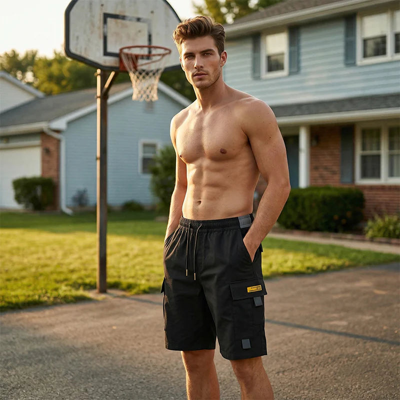 Men’s Cargo Shorts with Utility Style